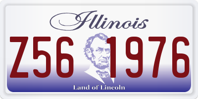 IL license plate Z561976