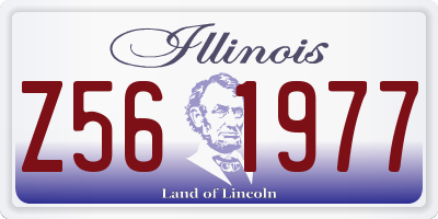 IL license plate Z561977