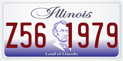 IL license plate Z561979