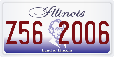 IL license plate Z562006