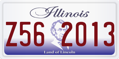 IL license plate Z562013