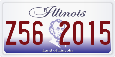 IL license plate Z562015