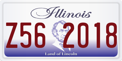 IL license plate Z562018