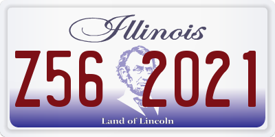 IL license plate Z562021