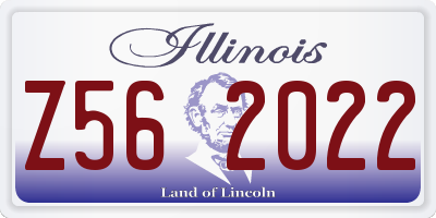 IL license plate Z562022