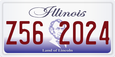 IL license plate Z562024