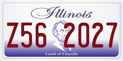 IL license plate Z562027