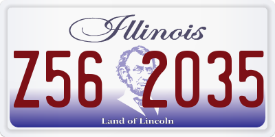 IL license plate Z562035