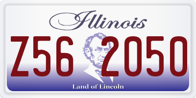 IL license plate Z562050