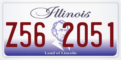 IL license plate Z562051