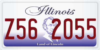 IL license plate Z562055
