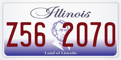 IL license plate Z562070