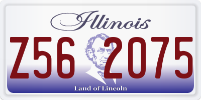 IL license plate Z562075