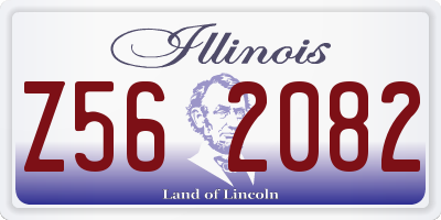 IL license plate Z562082