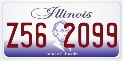 IL license plate Z562099