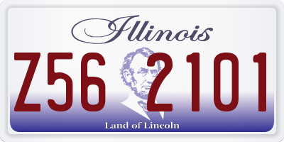 IL license plate Z562101