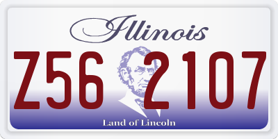 IL license plate Z562107