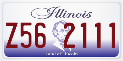 IL license plate Z562111