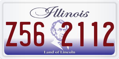IL license plate Z562112
