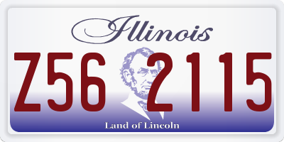 IL license plate Z562115