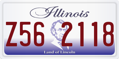 IL license plate Z562118