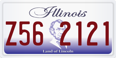 IL license plate Z562121