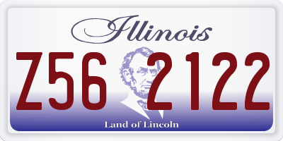IL license plate Z562122