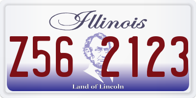IL license plate Z562123