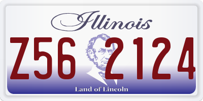IL license plate Z562124