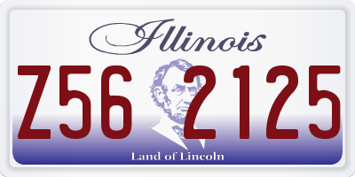 IL license plate Z562125