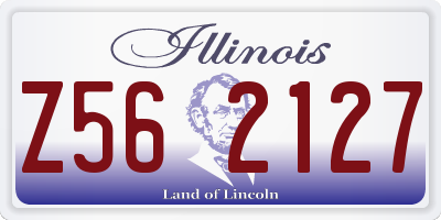 IL license plate Z562127
