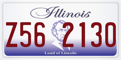 IL license plate Z562130