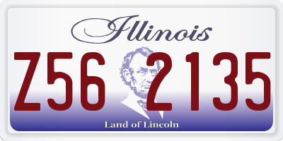 IL license plate Z562135