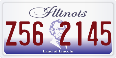 IL license plate Z562145