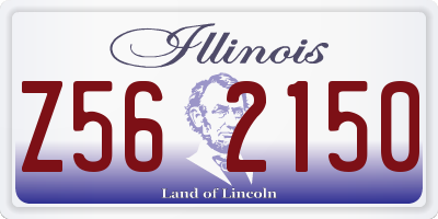 IL license plate Z562150