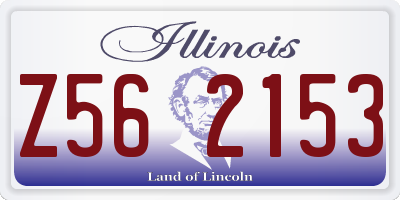IL license plate Z562153