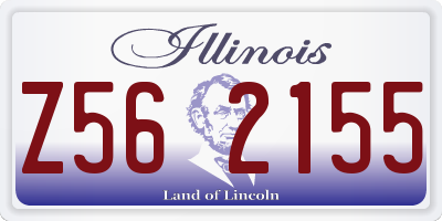 IL license plate Z562155