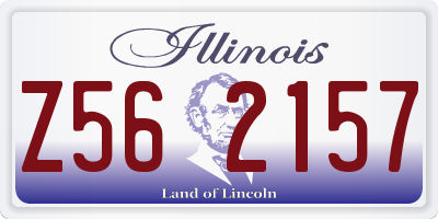 IL license plate Z562157