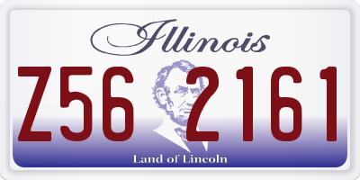 IL license plate Z562161