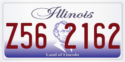IL license plate Z562162