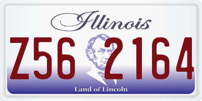 IL license plate Z562164