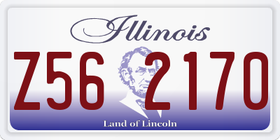 IL license plate Z562170