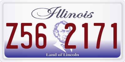 IL license plate Z562171