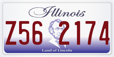 IL license plate Z562174