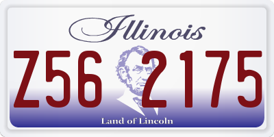 IL license plate Z562175