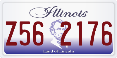 IL license plate Z562176