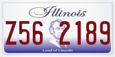 IL license plate Z562189