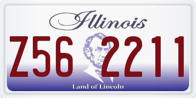 IL license plate Z562211