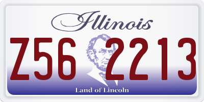 IL license plate Z562213