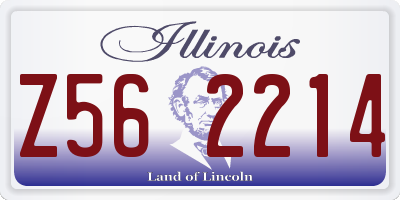 IL license plate Z562214
